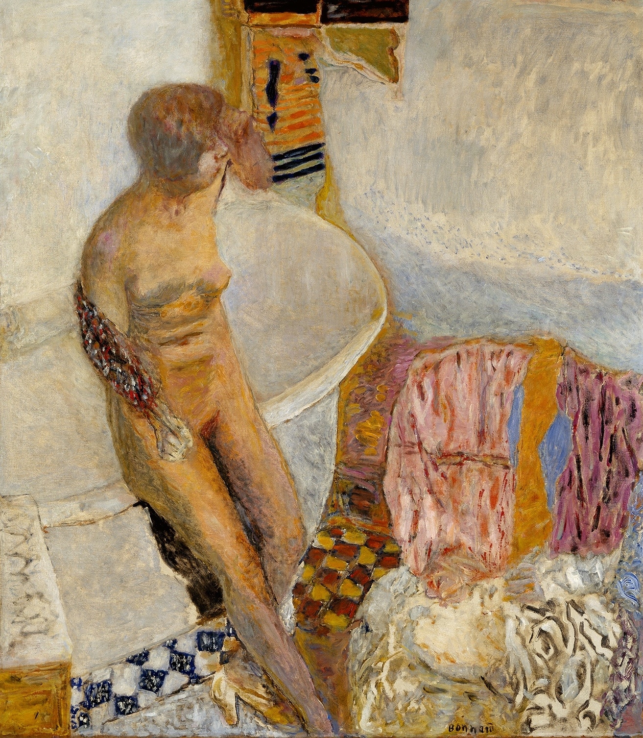 画像：  ピエール・ボナール　≪浴槽の裸婦≫