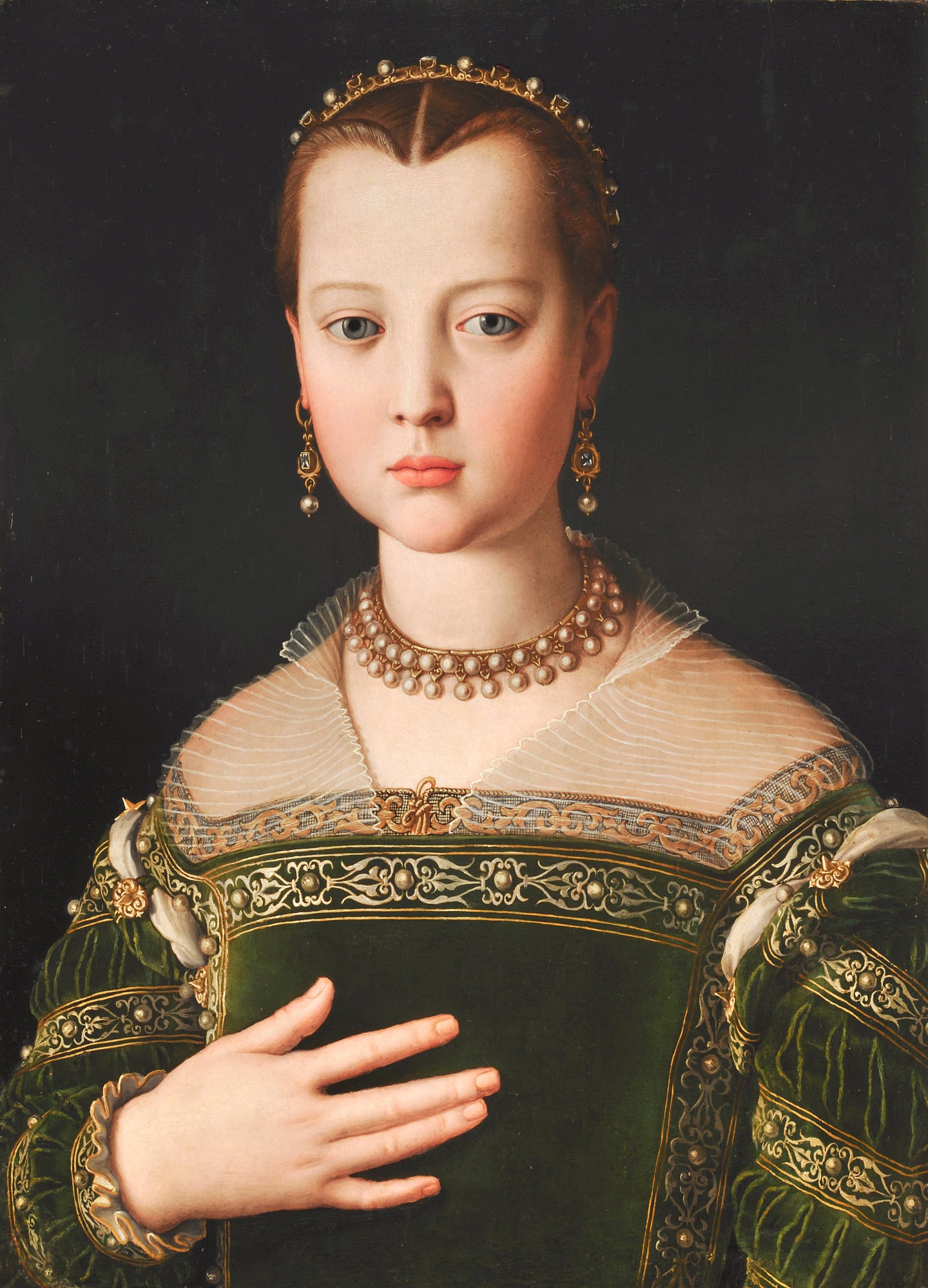 画像2：ブロンズィーノ《マリア・ディ・コジモ1世・デ・メディチの肖像》